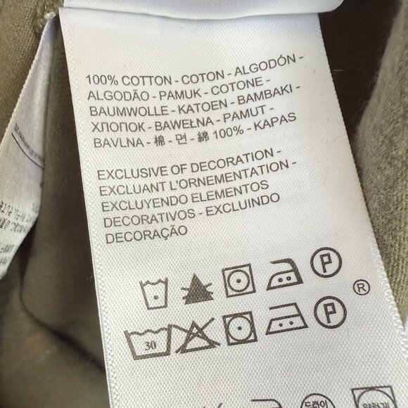 Levis Olive Green Pink Stripe T-Shirt - Picture 4 of 4